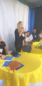 A secretária de Assistência Social de Soledade, Janaina Barros, fixou satisfeita com a participação dos.usuári
