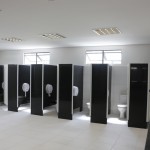 Detalhes dos novos banheiros do Geo Tambaú