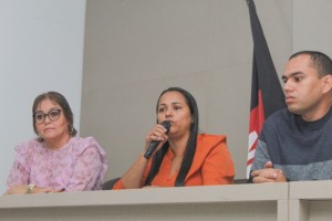 Lidiane Nascimento, diretora do Hospital do Bem participou do evento