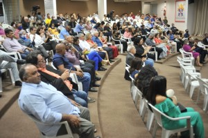 O público prestigiou a sessão legislativa que aconteceu em Cajazeiras