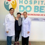 Dra. Nayarah, Maria Eliane e a diretora do Complexo, Liliane Sena