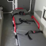 Detalhe interno da ambulância
