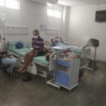 Os pacientes do Complexo já nas novas enfermarias disponíveis