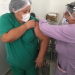 A vacinação de funcionários do Complexo começou nesta quarta-feira