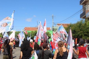A militância em ação