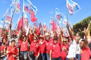 Jeová com a militância em Bonito de Santa Fé