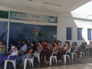 Pacientes atendidas nesta segunda-feira