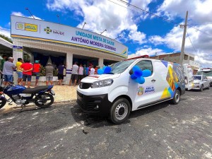 A nova ambulância de Areia de Baraúnas que foi comprada com recursos da emenda do deputado Jeová Campos