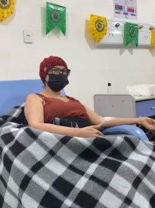 A paciente Gilvaneide Silva elogiou a assistência e a ação do Hospital do Bem