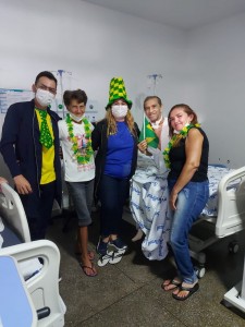 Animação nas enfermarias