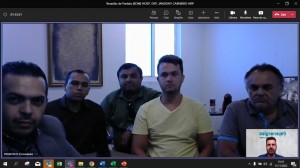 Direção geral e equipe administrativa do hospital durante reunião de alinhamento com a Energisa