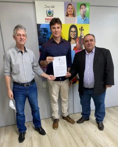 Prefeito Toinho Macedo e o assessor parlamentar de Jeová Campos, Dr. Hugo Moreira