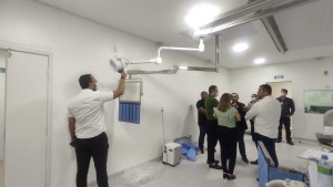 Representantes da SES e da PB Saúde estiveram no hospital de Patos nesta quarta