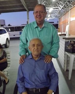 Alberto Nascimento com seu Argemiro