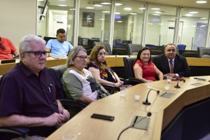 Convidados e amigos da defensora