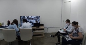 Equipe do Complexo durante treinamento