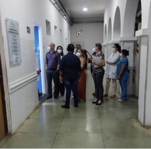 Uma das visitas da equipe técnica a unidade de Patos