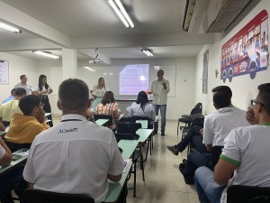 A palestra aconteceu no auditòrio da Unitrans