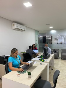 A sala de atendimento fica no primeiro andar do prédio sede da Asplan, em João Pessoa