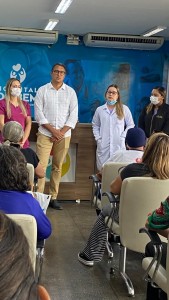 Dr. Thiago Alencar e Dra. Ana Rita, mastologistas do Hospital do Bem