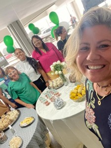 A assessora de imprensa da Asplan, jornalista Eliane Sobral também participou da homenagem