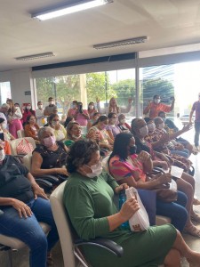 A homenagem aconteceu no hall do Hospital do Bem