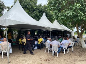 O evento aconteceu na Estação de Mataraca
