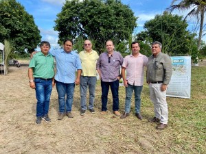 O presidente da Asplan, José Inácio e diretores da entidade