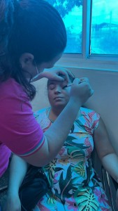 Sessão de maquiagem